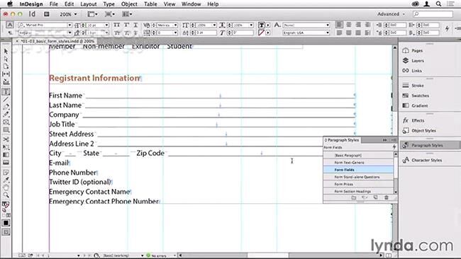 دانلود Lynda - Creating PDF Forms with InDesign - دانلود فیلم آموزش ایجاد فرم‌های پی‌دی‌اف با نرم‌افزار این‌دیزاین - سافت گذر