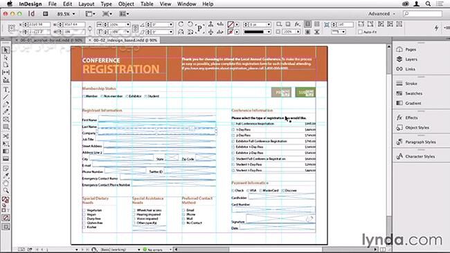 دانلود Lynda - Creating PDF Forms with InDesign - دانلود فیلم آموزش ایجاد فرم‌های پی‌دی‌اف با نرم‌افزار این‌دیزاین - سافت گذر