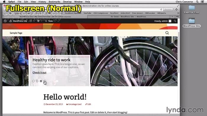 دانلود Lynda - Creating a Marquee in WordPress with jQuery - دانلود فیلم آموزش ایجاد مارکی در وردپرس با جی‌کوئری - سافت گذر
