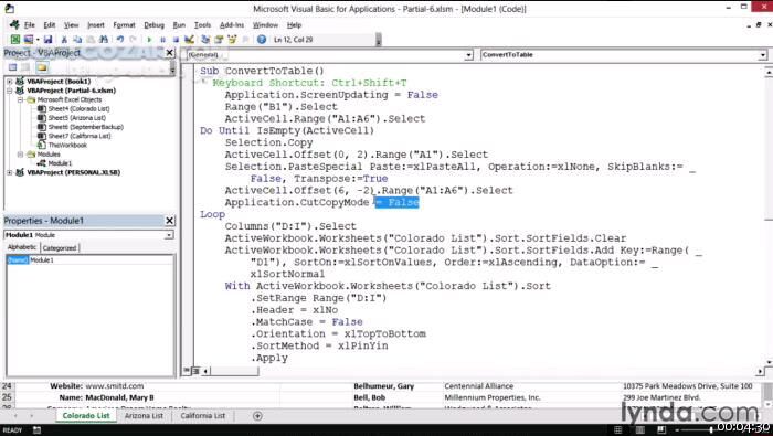 دانلود Lynda - Excel 2013 Macros in Depth - دانلود فیلم آموزش کار با ماکروها در نرم‌افزار اکسل 2013 - سافت گذر