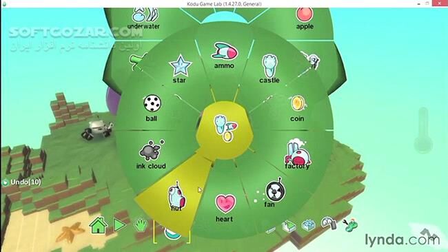 دانلود Lynda - Learning Visual Programming with Kodu - دانلود فیلم آموزش برنامه‌نویسی مصور با نرم‌افزار مایکروسافت کُـدو - سافت گذر