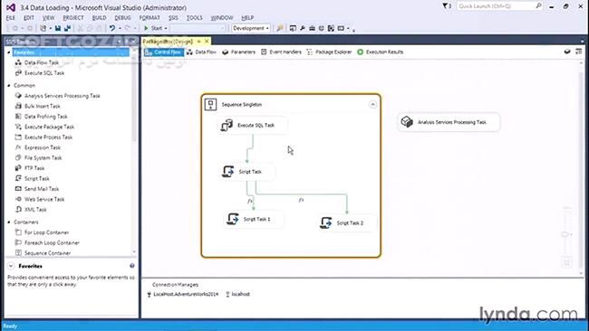 دانلود Lynda - SQL Server Integration Services - دانلود فیلم آموزش سرویس یکپارچه‌سازی اِس‌کیو‌اِل سروِر - سافت گذر