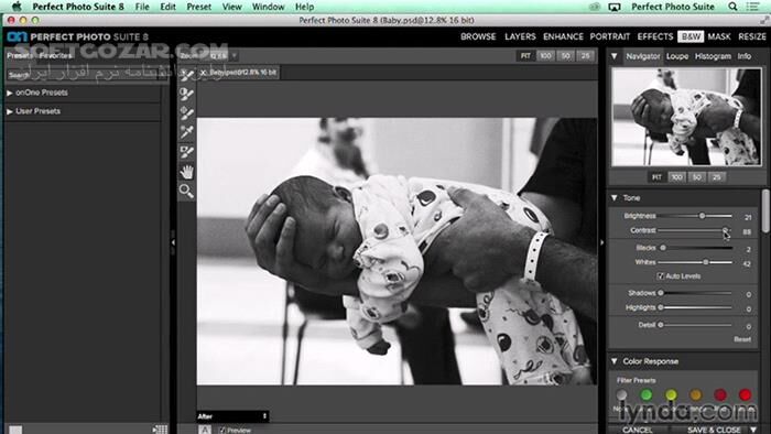 دانلود Lynda - Up and Running with Perfect Photo Suite 8 - دانلود فیلم آموزش پرفکت فُتو سوئیت 8 - سافت گذر