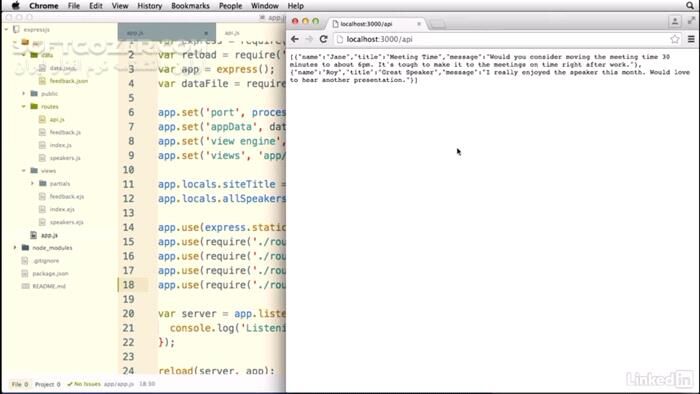 دانلود Lynda - Building a Website with Node.js and Express.js - دانلود فیلم آموزش ساخت وبسایت با Node.js و Express.js - سافت گذر