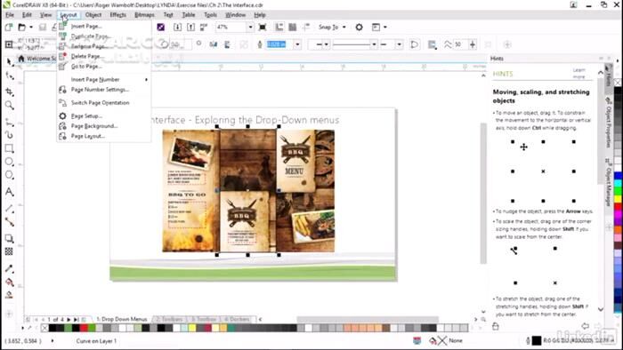 دانلود Lynda - CorelDRAW X8 Essential Training - دانلود فیلم آموزش کورل‌ دراو - سافت گذر