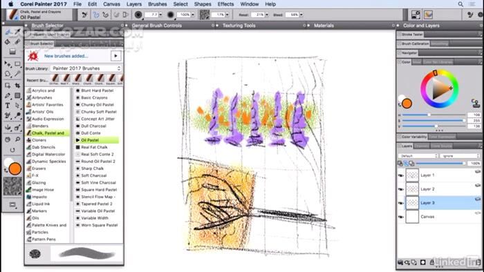 دانلود Lynda - Corel Painter 2017 Essential Training - دانلود فیلم آموزش کورل پینتر 2017 لیندا - سافت گذر