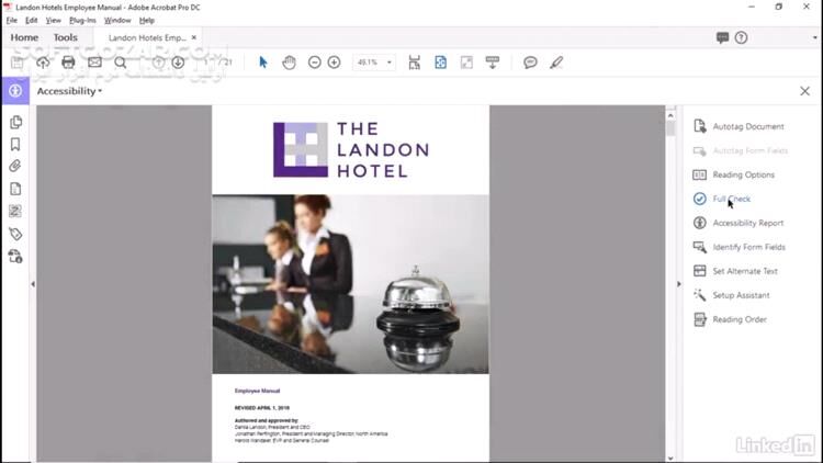دانلود LinkedIn - Creating Accessible PDFs - دانلود آموزش ساخت پی دی اف PDF - سافت گذر