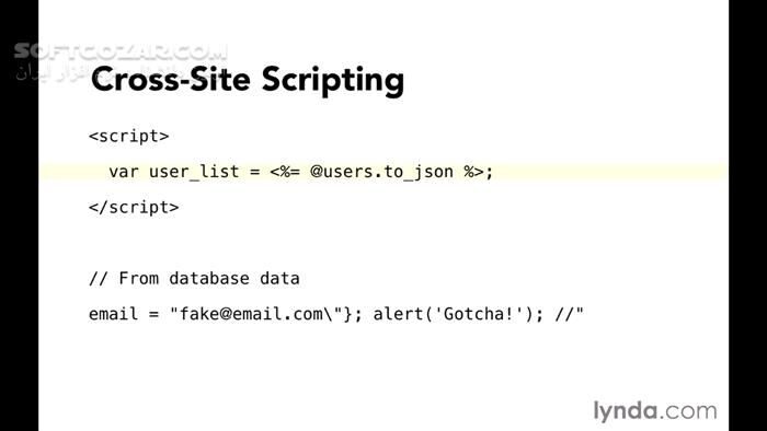 دانلود Lynda - Foundations of Programming- Web Security - دانلود فیلم آموزش اصول اولیه برنامه‌نویسی وب - امنیت وبسایت - سافت گذر