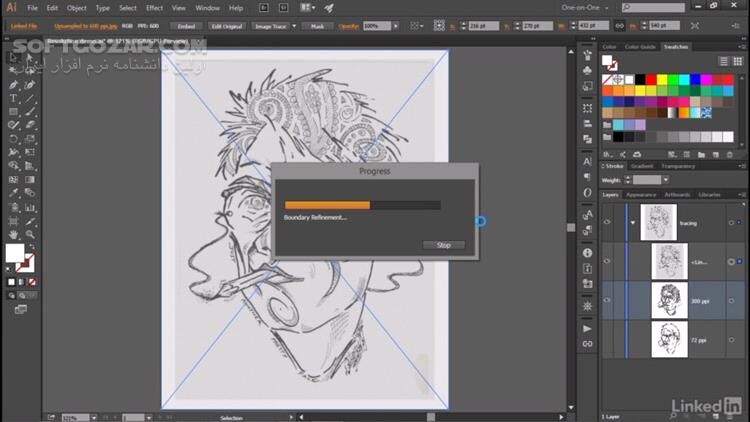 دانلود Lynda - Illustrator CC 2018 One-on-One - Advanced - دانلود آموزش ایلوستریتور - سافت گذر