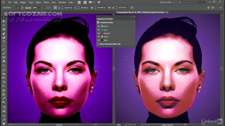 دانلود Lynda - Illustrator CC 2018 One-on-One - Mastery - دانلود آموزش ایلوستریتور - سافت گذر