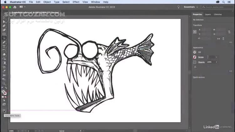 دانلود Lynda - Illustrator CC 2019 New Features - دانلود آموزش ایلوستریتور - سافت گذر