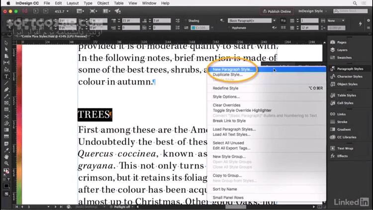 دانلود Lynda - InDesign: Advanced Styles - دانلود آموزش ایندیزاین - سافت گذر