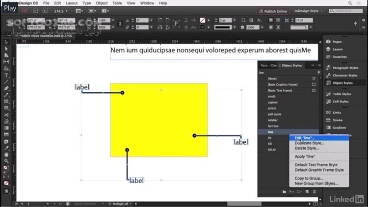 دانلود Lynda - InDesign: Advanced Styles - دانلود آموزش ایندیزاین - سافت گذر