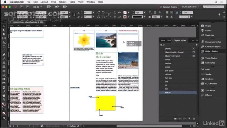 دانلود Lynda - InDesign: Advanced Styles - دانلود آموزش ایندیزاین - سافت گذر