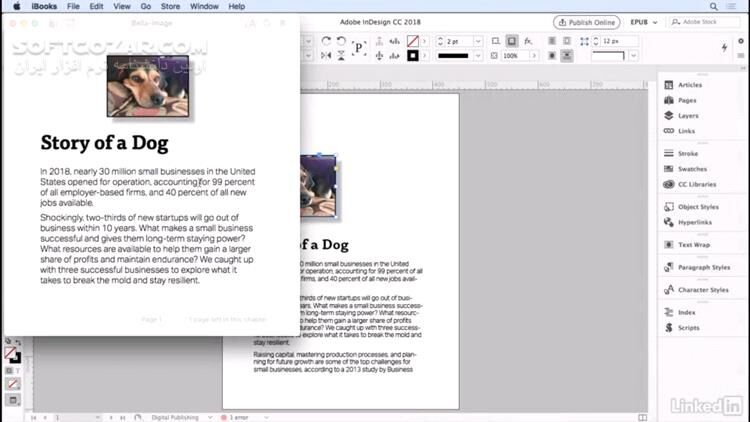 دانلود Lynda - InDesign CC 2018: EPUB - دانلود آموزش ساخت کتاب الکترونیکی با ایندیزاین - سافت گذر