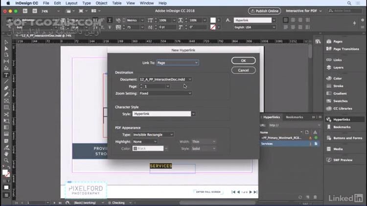 دانلود Lynda - InDesign CC 2018 Essential Training - دانلود آموزش ایندیزاین - سافت گذر