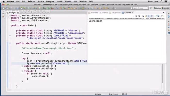 دانلود Lynda - Java Database Integration with JDBC - دانلود فیلم آموزشی لیندا ادغام پایگاه‌داده جاوا - سافت گذر