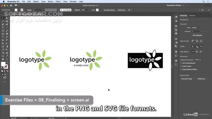 دانلود Lynda-LinkedIn - Logo Design: Techniques - دانلود آموزش طراحی لوگو - سافت گذر