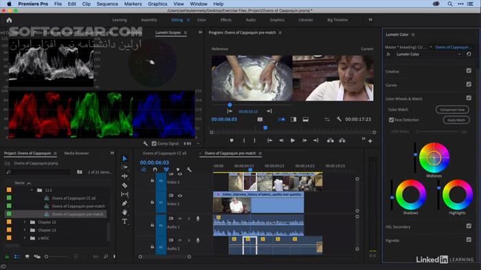 دانلود Lynda/LinkedIn - Premiere Pro 2020 Essential Training - دانلود آموزش پریمیر - سافت گذر