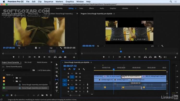 دانلود Lynda - Premiere Pro CC 2018 Essential Training: The Basics - دانلود آموزش پریمیر - سافت گذر