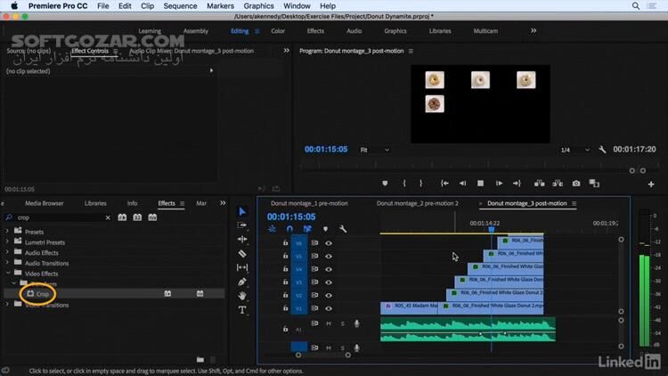 دانلود Lynda - Premiere Pro CC 2018 Essential Training: The Basics - دانلود آموزش پریمیر - سافت گذر