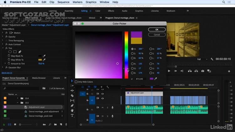 دانلود Lynda - Premiere Pro CC 2018 Essential Training: The Basics - دانلود آموزش پریمیر - سافت گذر