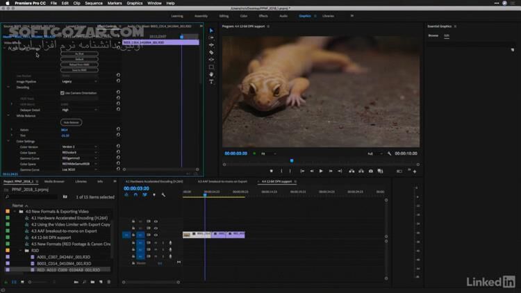 دانلود Lynda - Premiere Pro CC New Features - دانلود آموزش پریمیر - سافت گذر