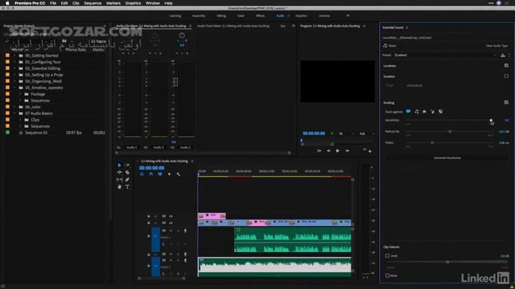دانلود Lynda - Premiere Pro CC New Features - دانلود آموزش پریمیر - سافت گذر
