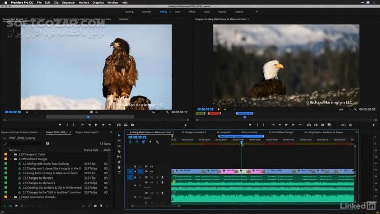 دانلود Lynda - Premiere Pro CC New Features - دانلود آموزش پریمیر - سافت گذر