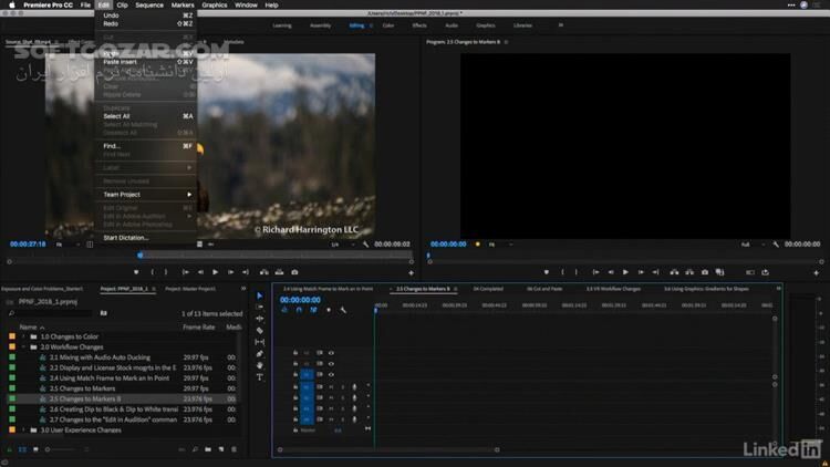 دانلود Lynda - Premiere Pro CC New Features - دانلود آموزش پریمیر - سافت گذر