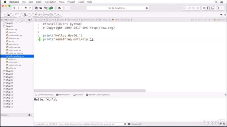 دانلود Lynda - Python Essential Training - دانلود آموزش پایتون - سافت گذر