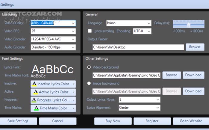 دانلود Lyric Video Creator 6.5.0 - دانلود ساخت کارائوکه - سافت گذر