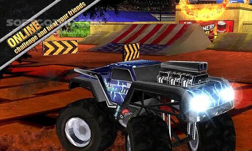 دانلود MEGASTUNT Mayhem Pro 1.5.0 - دانلود بازی مسابقات ماشین های شاسی بلند برای اندروید - سافت گذر