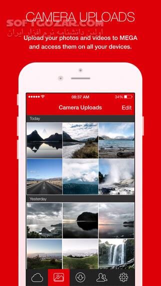 دانلود MEGA 15.21 for Android +8.0 - دانلود مگا آپلود برای اندروید - سافت گذر