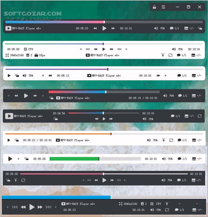 دانلود MPV-EASY Player 0.41.0.2 - دانلود پلیر پیشرفته - سافت گذر