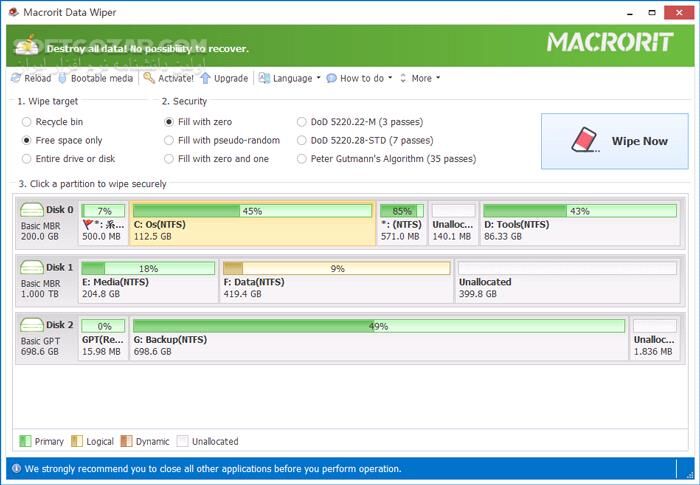 دانلود Macrorit Data Wiper 8.3.0 Technician - دانلود پاک کردن اطلاعات هارد - سافت گذر