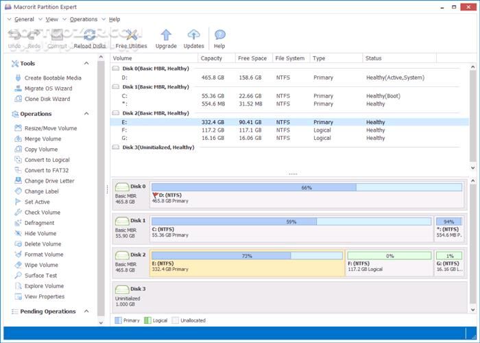 دانلود Macrorit Partition Expert 8.2.0 + WinPE - دانلود مدیریت پارتیشن‌ها در ویندوز - سافت گذر