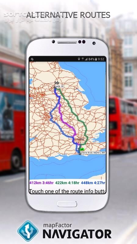 دانلود MapFactor GPS Navigation Maps 7.1.37 for Android +2.3 - دانلود نقشه و مسیریاب مپ فکتور برای اندروید - سافت گذر