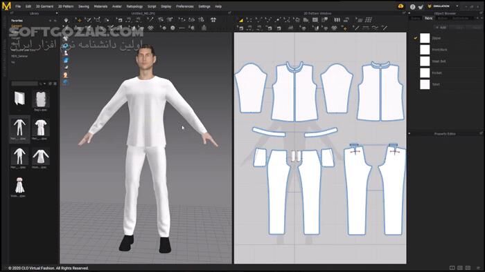 دانلود Marvelous Designer Personal 2025.2.143 - دانلود طراحی لباس - سافت گذر