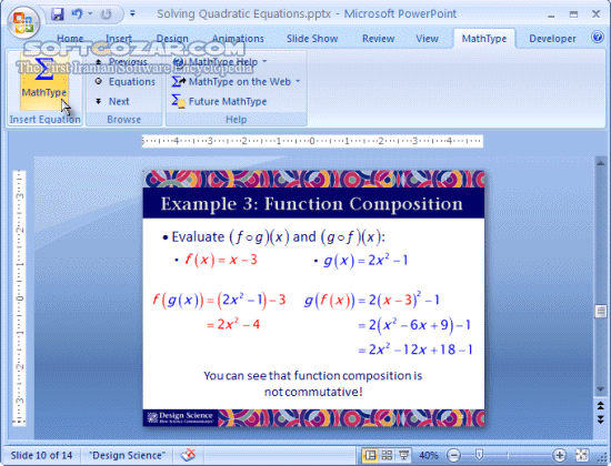 دانلود MathType 7.10.1.458 / macOS - دانلود بهترین نرم افزار برای تایپ علائم ریاضی - سافت گذر