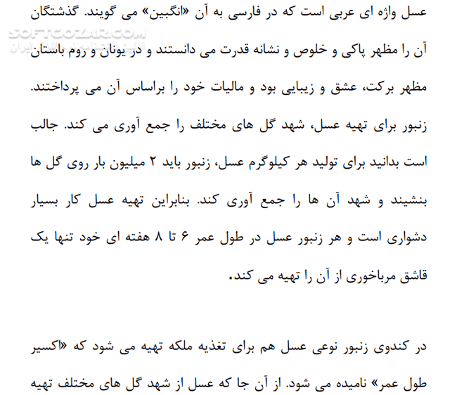 دانلود فواید دارویی عسل و دارچین - دانلود کتاب فواید عسل و دارچین - سافت گذر