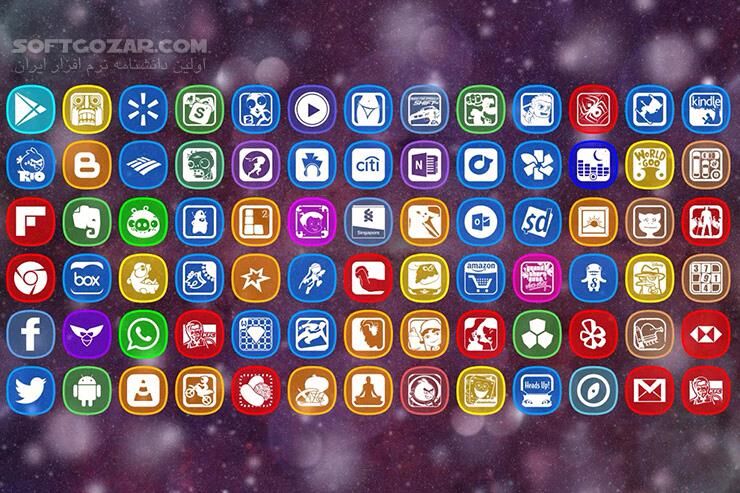 دانلود Meego Multi 1.1.0 for Android +3.1 - دانلود 1300 آیکون با کیفیت 144*144 برای اندروید - سافت گذر