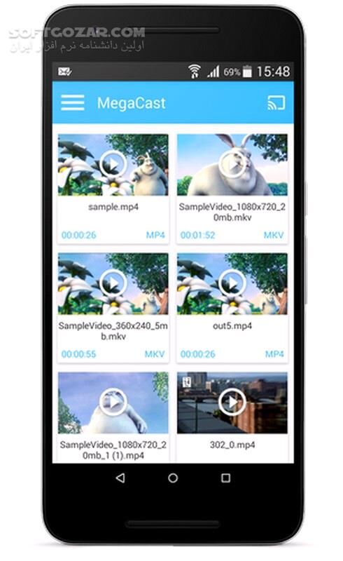 دانلود MegaCast – Chromecast player 1.3.17 For Android +4.1 - دانلود پلیر کروم کست برای اندروید - سافت گذر