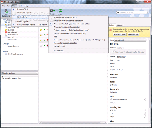 دانلود Mendeley Desktop 1.17.11 - دانلود نرم افزار مدیریت منابع تحقیق و پژوهش - سافت گذر