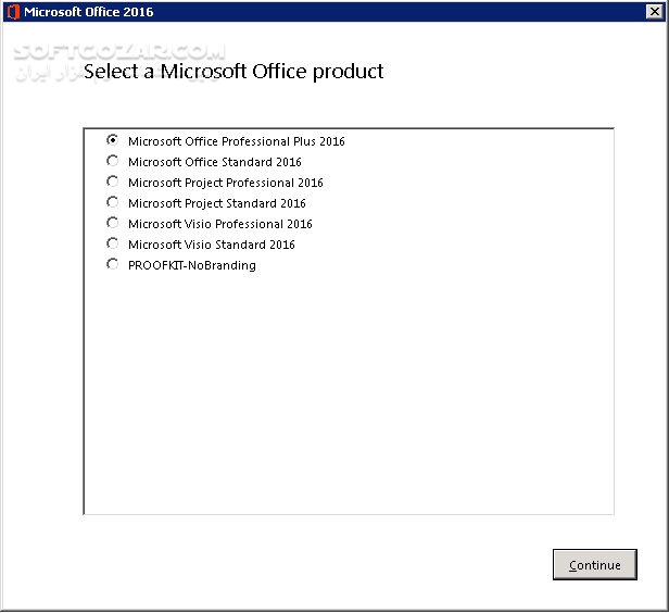 دانلود Microsoft Office Select Edition 2016 v16.0.5095.1000 + Project/Visio x86/x64 December 2017 - دانلود نسخه کامل مایکروسافت آفیس 2016 و پروجکت و ویزیو و پروجکت - سافت گذر
