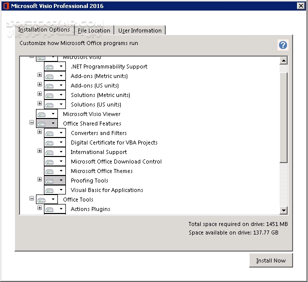 دانلود Microsoft Office Select Edition 2016 v16.0.5095.1000 + Project/Visio x86/x64 December 2017 - دانلود نسخه کامل مایکروسافت آفیس 2016 و پروجکت و ویزیو و پروجکت - سافت گذر