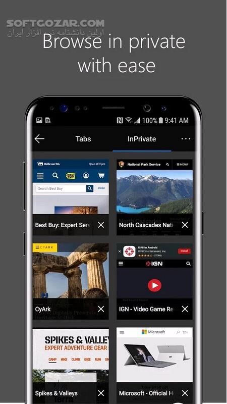 دانلود Microsoft Edge Preview 143.0.3650.112 For Android +4.4 - دانلود مایکروسافت اج برای اندروید - سافت گذر