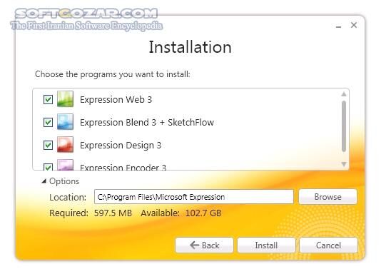 دانلود Microsoft Expression Studio 4.0.20525.0 Ultimate + Encoder Pro + Web Pro - دانلود یک ابزار حرفه ای برای طراحی صفحات وب - سافت گذر