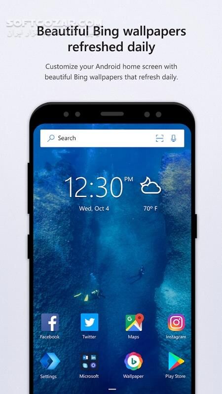 دانلود Microsoft Launcher 6.250701.0.1169580 For Android +5.1 - دانلود لانچر مایکروسافت برای اندروید - سافت گذر