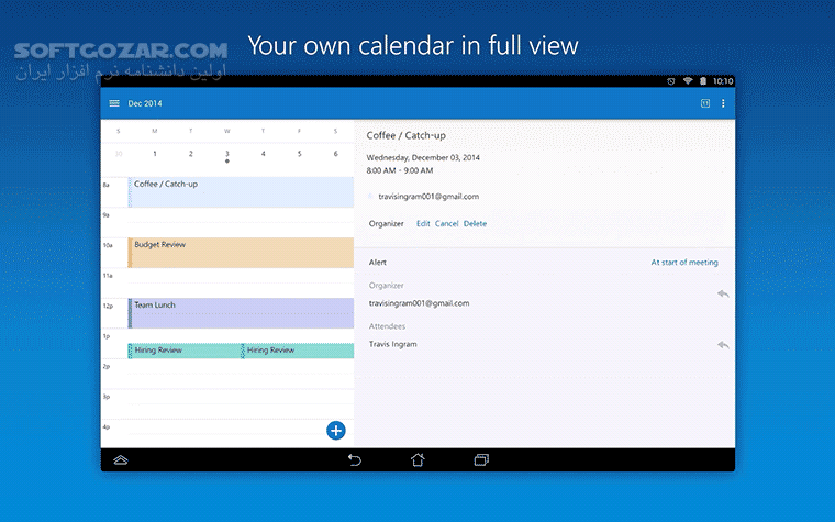 دانلود Microsoft Outlook 5.2548.2 for Android +9.0 - دانلود مایکروسافت اوت لوک اندروید برای اندروید - سافت گذر